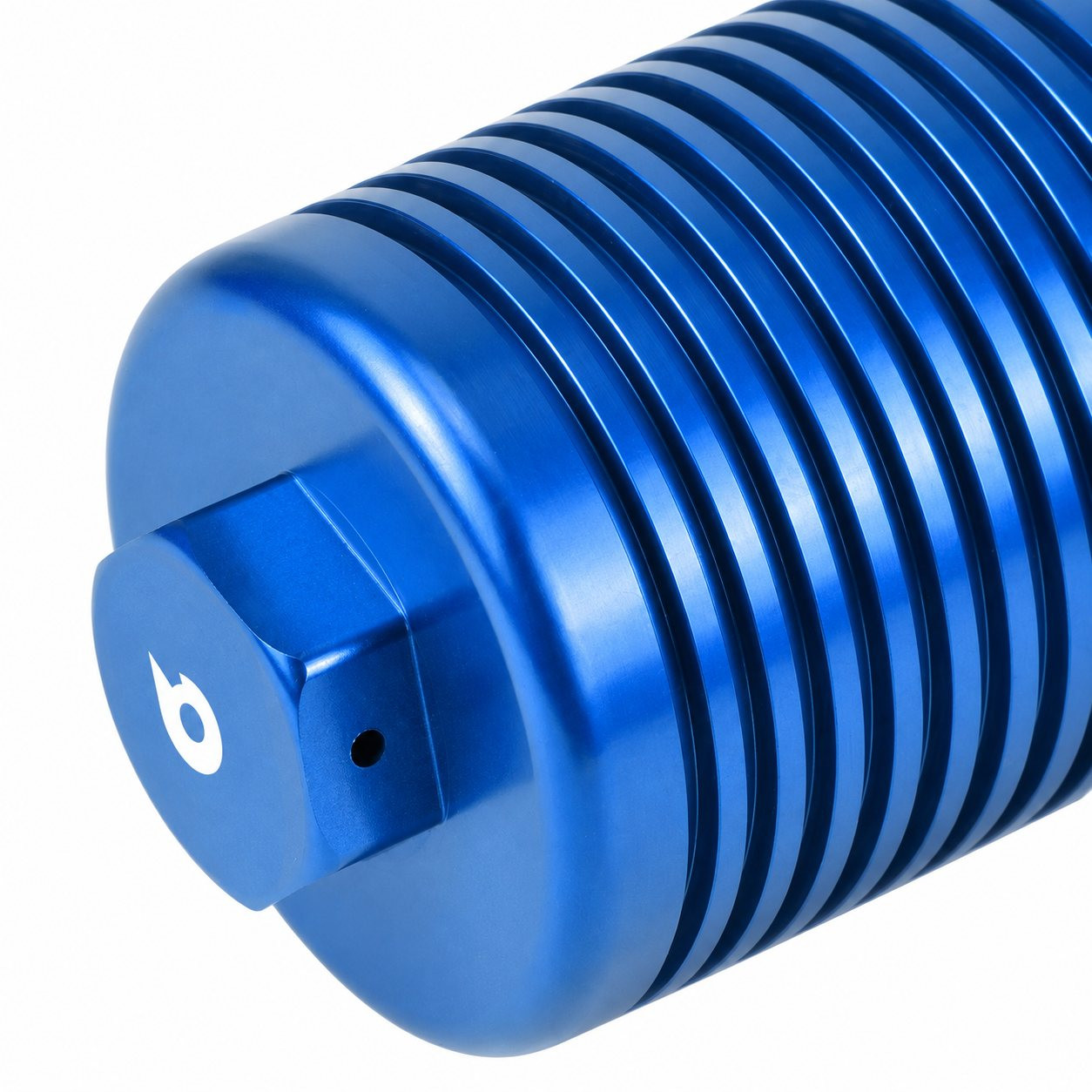 Aluminium Oil Filter Cap 06L115408 for VW EA888 - Blue — product view 2
