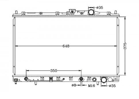 Radiator for Mitsubishi Galant HG/HH New from 1987-1993 Auto Manual 2.0L 88 89 90 91 92