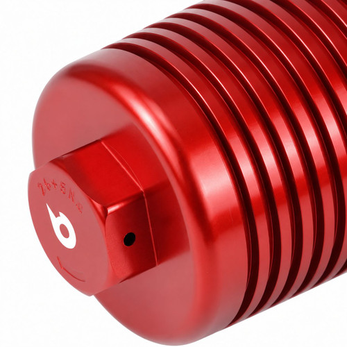 Aluminium Oil Filter Cap 06L115408 for VW EA888 - Red - component detail