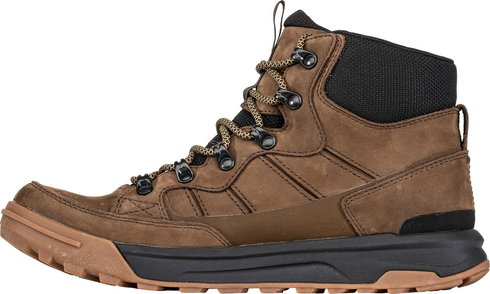 Oboz Men's Burke Mid Leather Waterproof Casual Boots