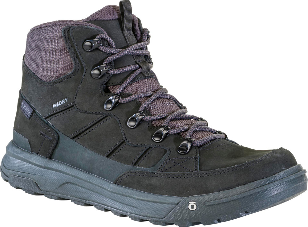 Oboz Men's Burke Mid Leather Waterproof Casual Boots - Oboz Footwear