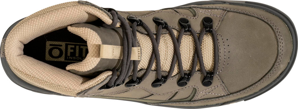 Oboz Men's Burke Mid Leather Waterproof Casual Boots