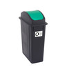Set of 4 Recycling Bins with Lids - 65 Litre 