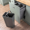 Caple SB6006202 Side Mounted 74L Duo Pull Out Bin