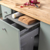 Caple SB6006202 Side Mounted 74L Duo Pull Out Bin
