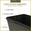 Austen & Co. 30L Built-In Hinged Cupboard Kitchen Bin - 2 Compartments