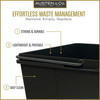 Austen & Co. 40L Pull Out Cupboard Kitchen Bin - 2 Compartments