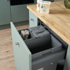 Caple Side Mounted 69L Trio Pull Out Bin