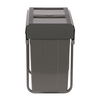 Austen & Co. 30L Built-In Hinged Cupboard Kitchen Bin - 3 Compartments