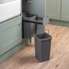 Caple Base Mounted 28L Slide Out Duo Bin