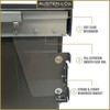 Austen & Co. 68L Built-In Pull Out Cupboard Kitchen Bin - 2 Compartments