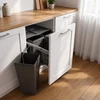 Austen & Co. 68L Built-In Pull Out Cupboard Kitchen Bin - 4 Compartments