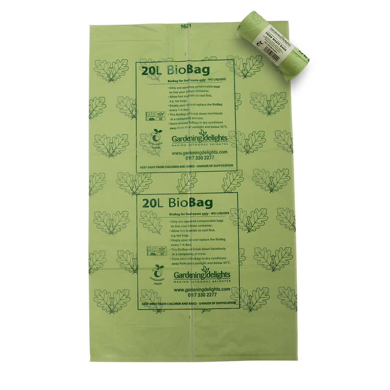 Simply Bio 55 Gal. Compostable Trash Bags with Flat Top, Eco-Friendly,  Heavy-Duty (20-Count) SB-55GAL-F-20PK - The Home Depot