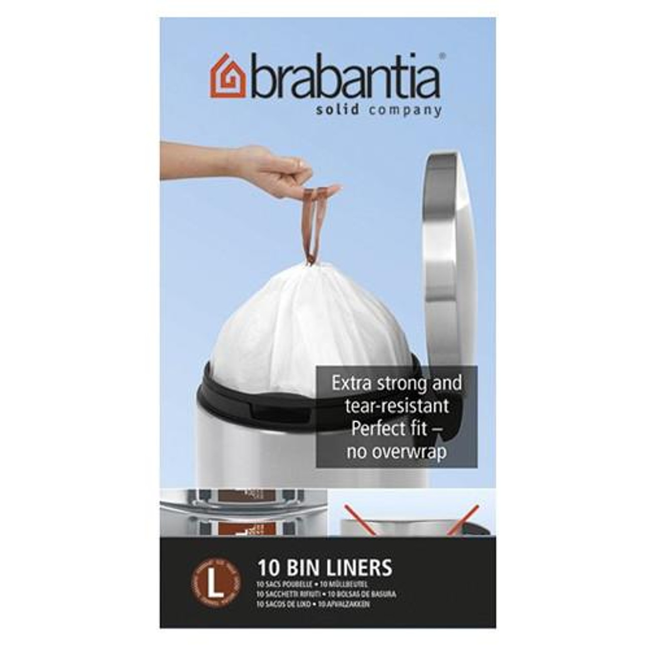 Brabantia Smartfix 30 L (G), 20 sacs poubelle -Lot de 3 