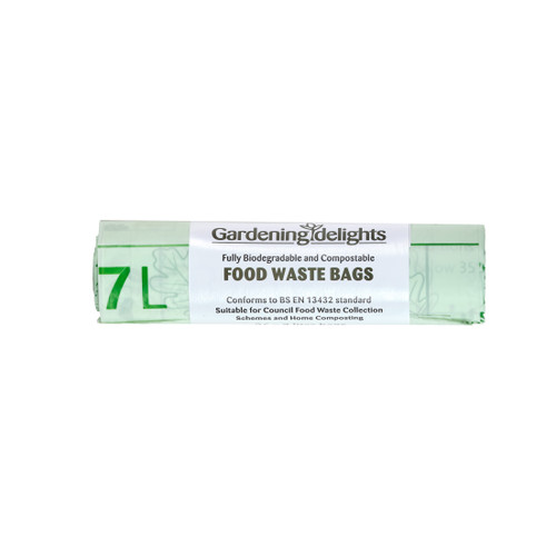7 Litre Biodegradable & Compostable Bin Liners - Pack of 26