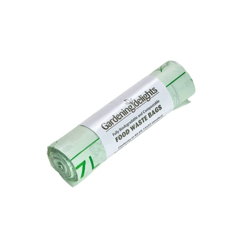 7 Litre Biodegradable & Compostable Bin Liners - Pack of 26