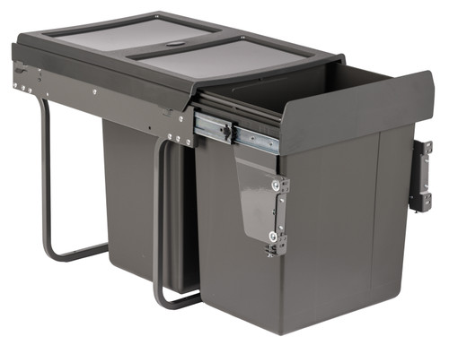 Austen & Co. 40L Pull Out Cupboard Kitchen Bin - 2 Compartments