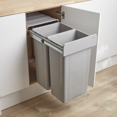 Wesco Traditionline Big Bio-Double Slide Out Built-In Bin