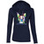 I Love My Boston Terrier Design Ladies' LS T-Shirt Hoodie