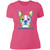 I Love My Boston Terrier Design Ladies' Boyfriend T-Shirt