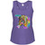 Live a Colorful Life Zebra Design Women's Perfect Tri Racerback Tank