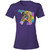 Live a Colorful Life Zebra Design Ladies' Lightweight T-Shirt 4.5 oz