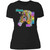 Life a Colorful Life Zebra Design Ladies' Boyfriend T-Shirt