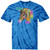 Live a Colorful Life Zebra Design 100% Cotton Tie Dye T-Shirt