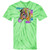 Live a Colorful Life Zebra Design 100% Cotton Tie Dye T-Shirt