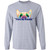 I Love My Frenchie Peek-a-Boo French Bulldog Design 240B Youth LS T-Shirt