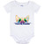 I Love My Frenchie Peek-a-Boo French Bulldog Design Baby Onesie 12 Month