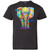 Be YOU-nique Colorful Elephant Design Youth Jersey T-Shirt