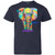 Be YOU-nique Colorful Elephant Design Youth Jersey T-Shirt