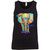 Be YOU-nique Colorful Elephant Design Youth Jersey Tank