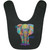 Be YOU-nique Colorful Elephant Design Baby Bib