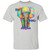 Be YOU-nique Colorful Elephant Design Youth 5.3 oz 100% Cotton T-Shirt