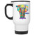 Be YOU-nique Colorful Elephant Design White Travel Mug