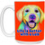 Life is better with a Lab Labrador Design 15 oz. White Mug