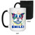 Smile! Smiling Dog Boston Terrier Design 15 oz. Color Changing Mug