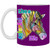 Lilve a Colorful life Zebra Design 11 oz. White Mug