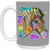 Life a Colorful Life Zebra 15 oz. White Mug