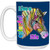 Life a Colorful Life Zebra 15 oz. White Mug