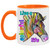 Live a Colorful Life Zebra Design 11 oz. Accent Mug
