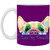 I Love My Frenchie Peek-a-Boo French Bulldog Design  11 oz. White Mug