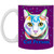 Cat Person Tabby Cat Design with dots 11 oz. White Mug