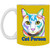 Cat Person Tabby Cat Design 11 oz. White Mug