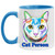 Cat Person Tabby Cat Design 11 oz. Accent Mug