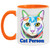 Cat Person Tabby Cat Design 11 oz. Accent Mug