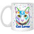 Cat Lover Tabby Cat Design 11 oz. White Mug