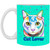 Cat Lover Tabby Cat Design 11 oz. White Mug